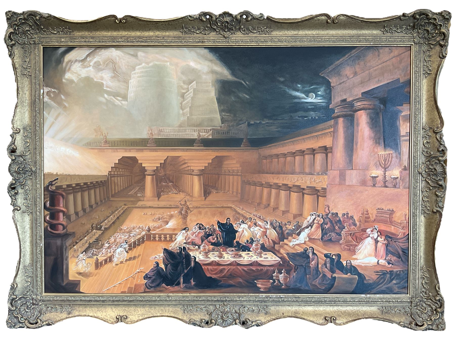 After John Martin (British 1789-1854): 'Belshazzar's Feast' - Image 2 of 2