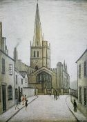 After Laurence Stephen Lowry R.A. (British 1887-1976): 'Burford Church'