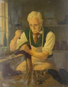 Walter Goodin (British 1907-1992): 'The Cobbler'