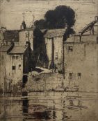 Sir Frank Brangwyn (British 1867-1956): 'Barnard Castle'