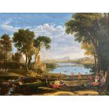 After Claude Lorrain (French 1600-1682): 'The Marriage of Isaac and Rebekah'