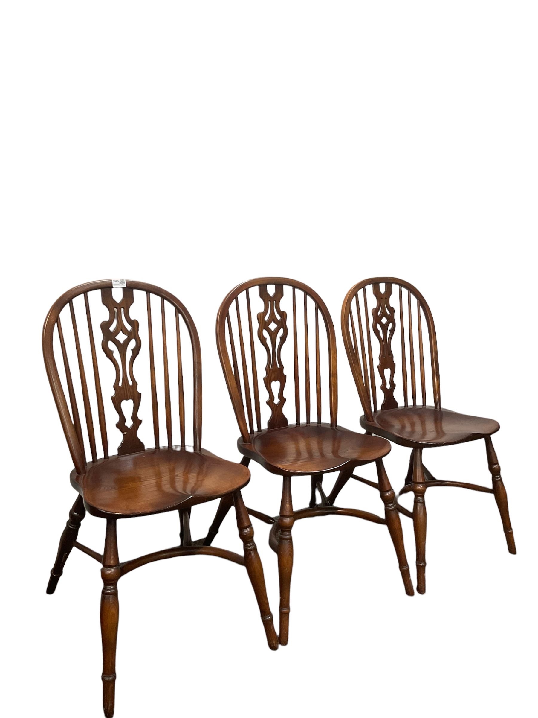 Set three dining chairs - Image 2 of 4