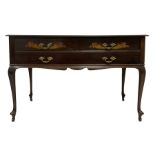 Late Victorian mahogany dressing side table