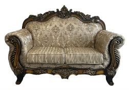 Italian Baroque design two seat sofa