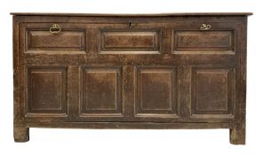 18th century and later oak coffer