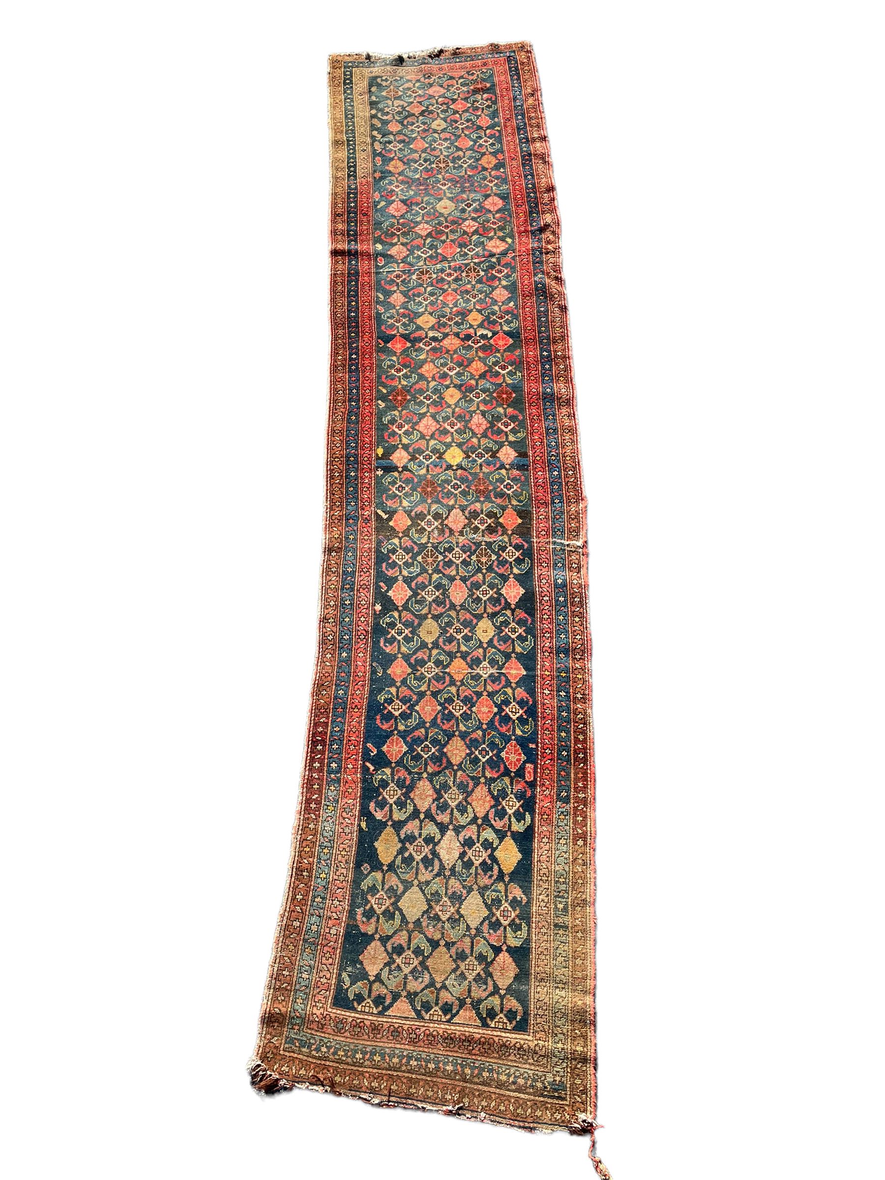 Early 20th century old Persian Hamadan runner