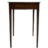 19th century mahogany side table