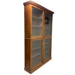 19th century mahogany library bookcase