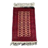 Persian Tekke Bokhara red ground rug