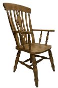 20th century beech farmhouse chair