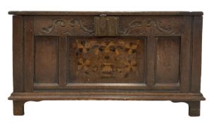 19th century oak coffer