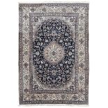 Persian Nain ivory ground rug