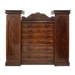 Victorian double wardrobe