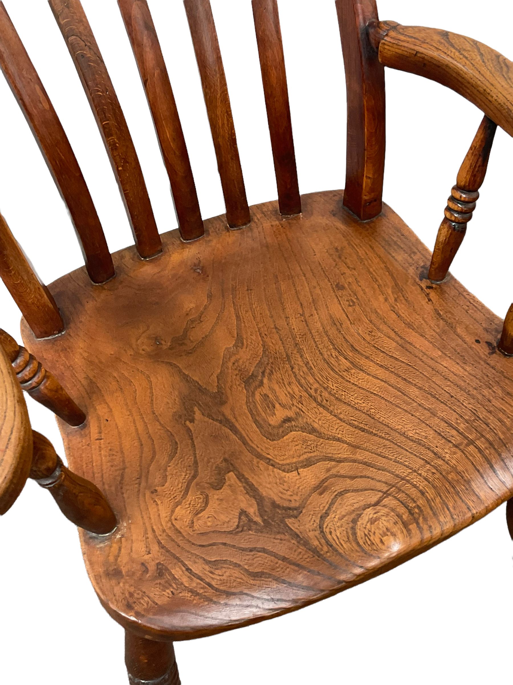 Victorian elm and beech farmhouse chair - Bild 3 aus 3