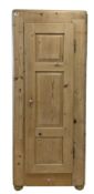 20th century single pine wardrobe