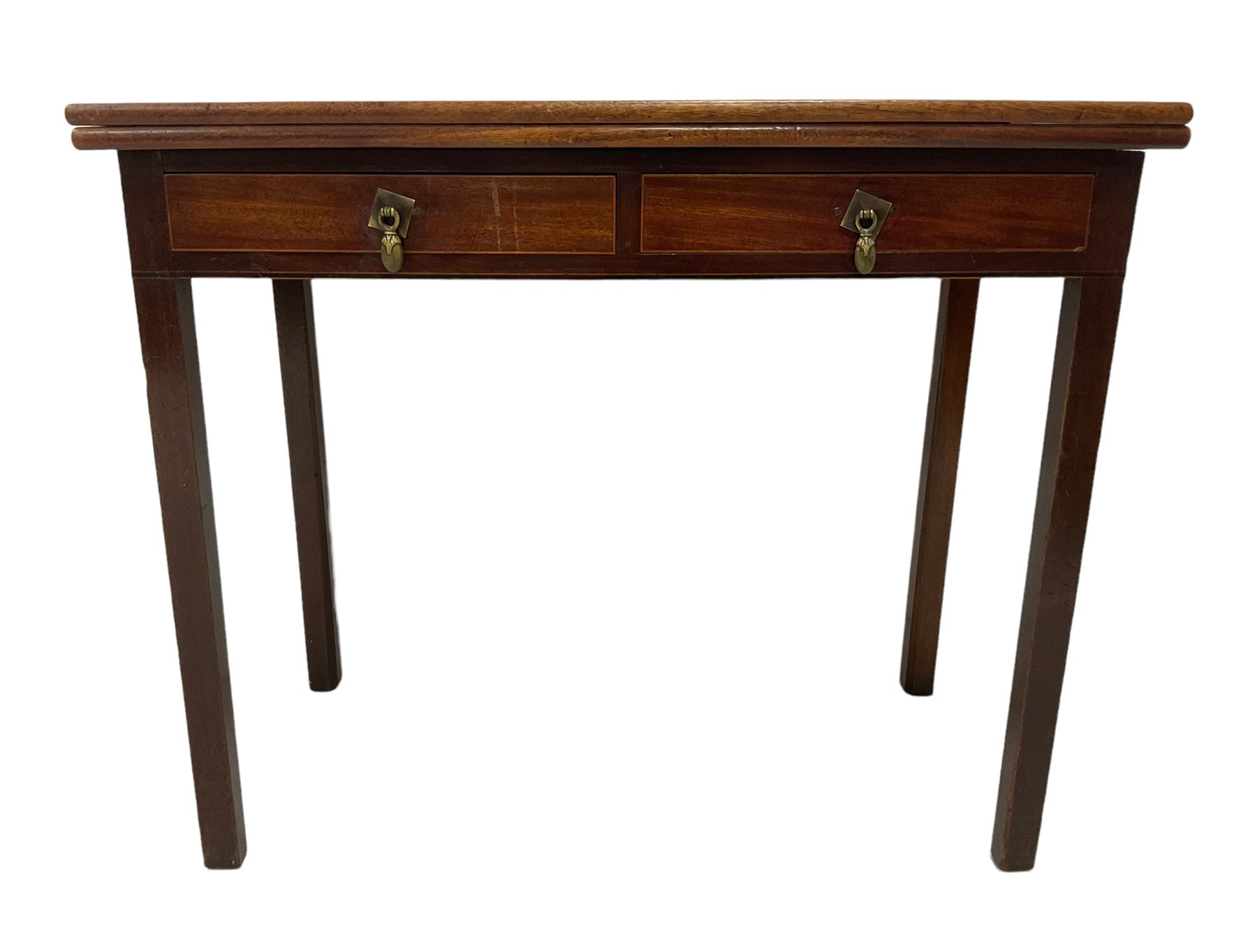 19th century mahogany tea table - Image 4 of 4