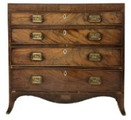 Early 19th century mahogany chest of drawers