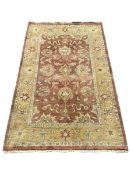 Persian design beige ground rug