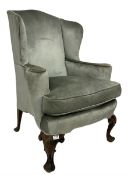Victorian wingback armchair