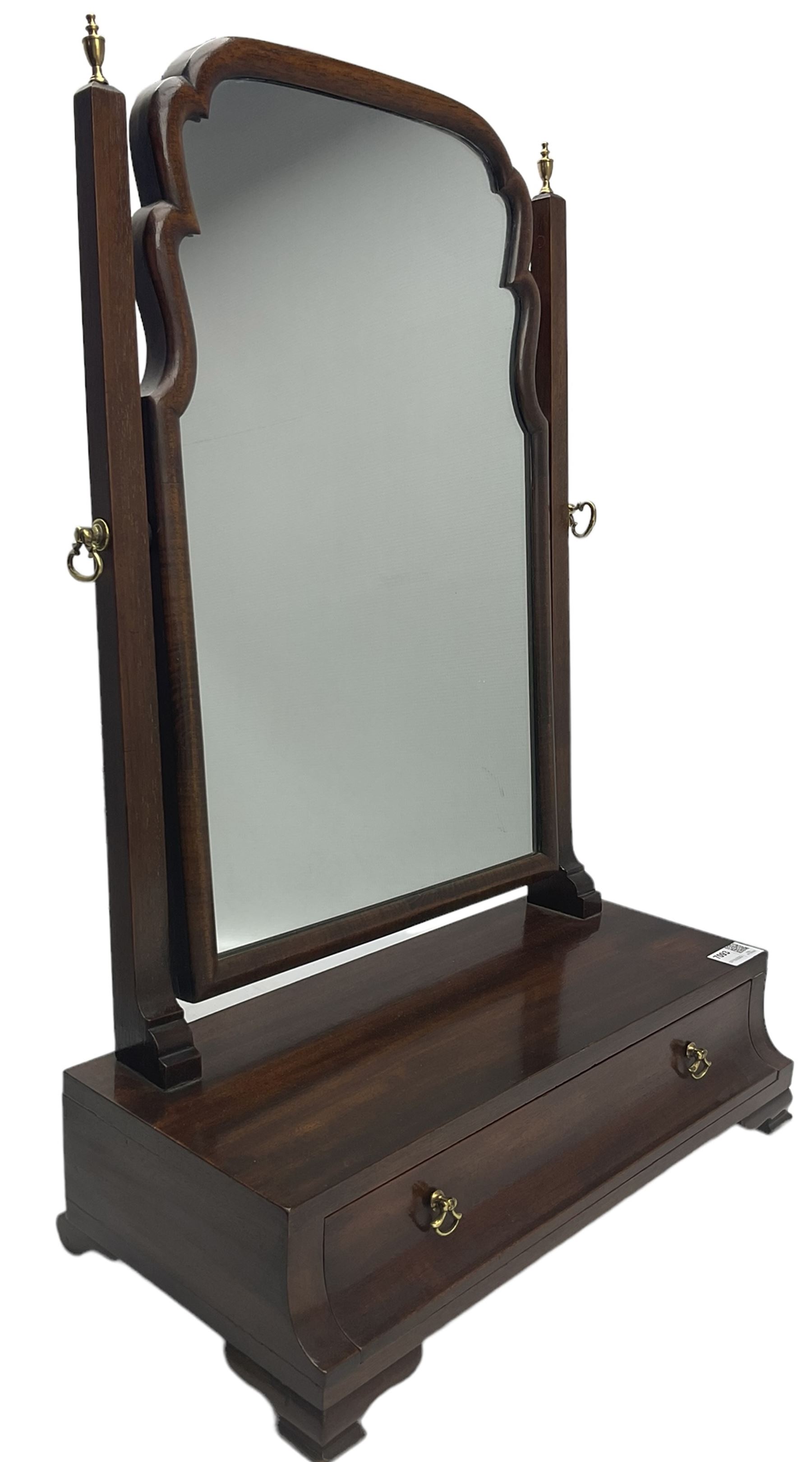 Georgian design mahogany swing mirror