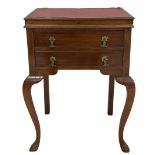 Shoolbred & Co - mahogany slope desk