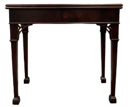 George III mahogany tea table