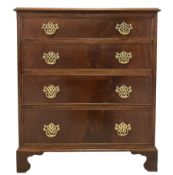 Georgian style mahogany chest of drawers