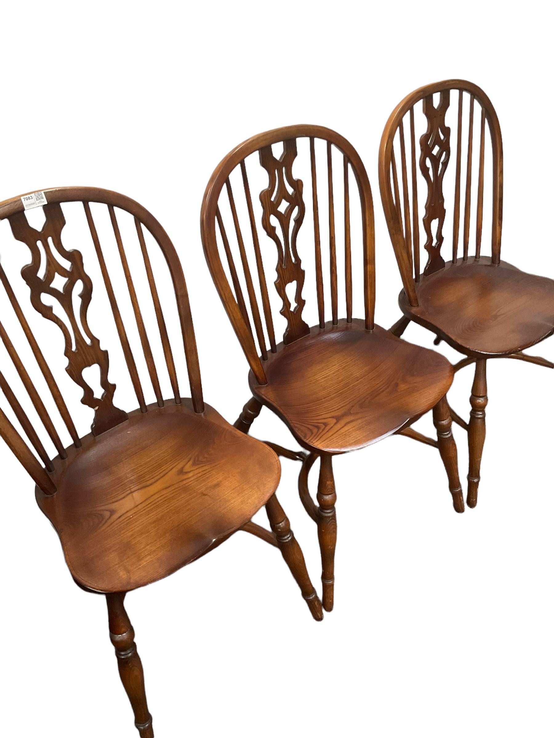 Set three dining chairs - Image 3 of 4