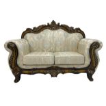Italian Baroque design two seat sofa