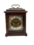 18th century style bracket clock with a three-train spring driven Hermle floating balance movement s