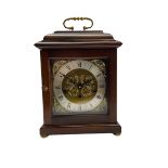 18th century style bracket clock with a three-train spring driven Hermle floating balance movement s