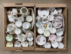 Royal Crown tea set together with others including Duchess etc. in two boxes