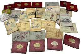 Cigarette card albums including Railway Engines