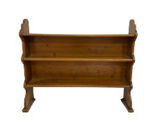 Mahogany wall shelf