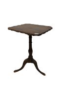 Mahogany tilt top tripod table