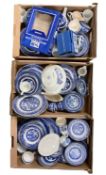 Quantity of Willow pattern including Staffordshire