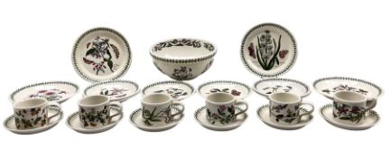 Portmerion 'Botanic Garden' dinner set for 6 including cups