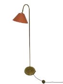 Brass standard lamp