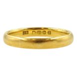 22ct gold wedding band