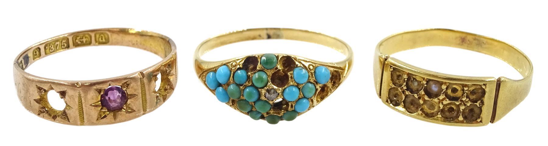 Early 20th century 20ct gold ring