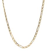 9ct gold Figaro link necklace