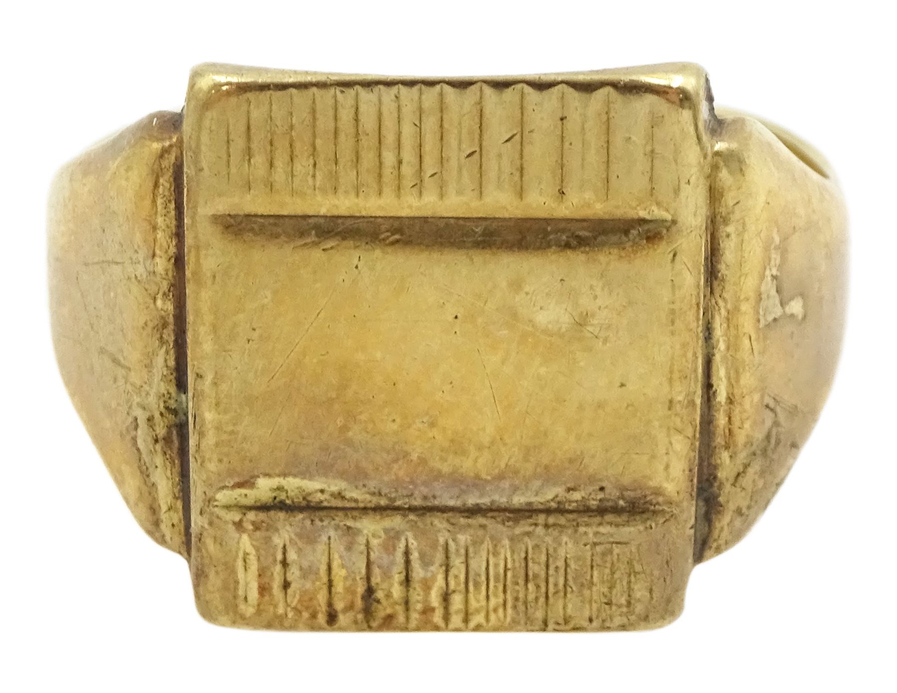 9ct gold signet ring