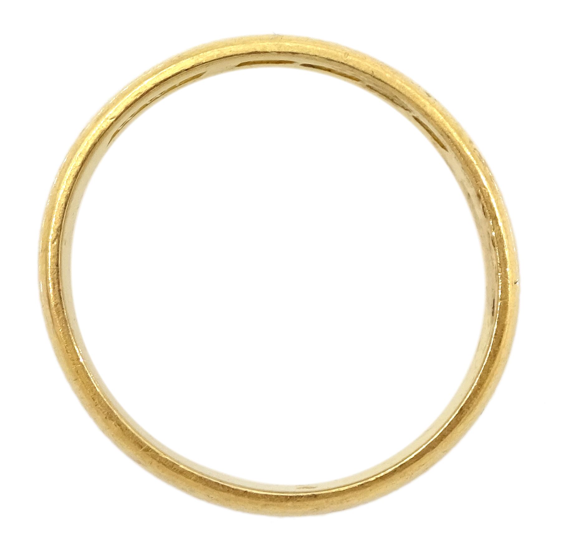 22ct gold wedding band - Image 2 of 3