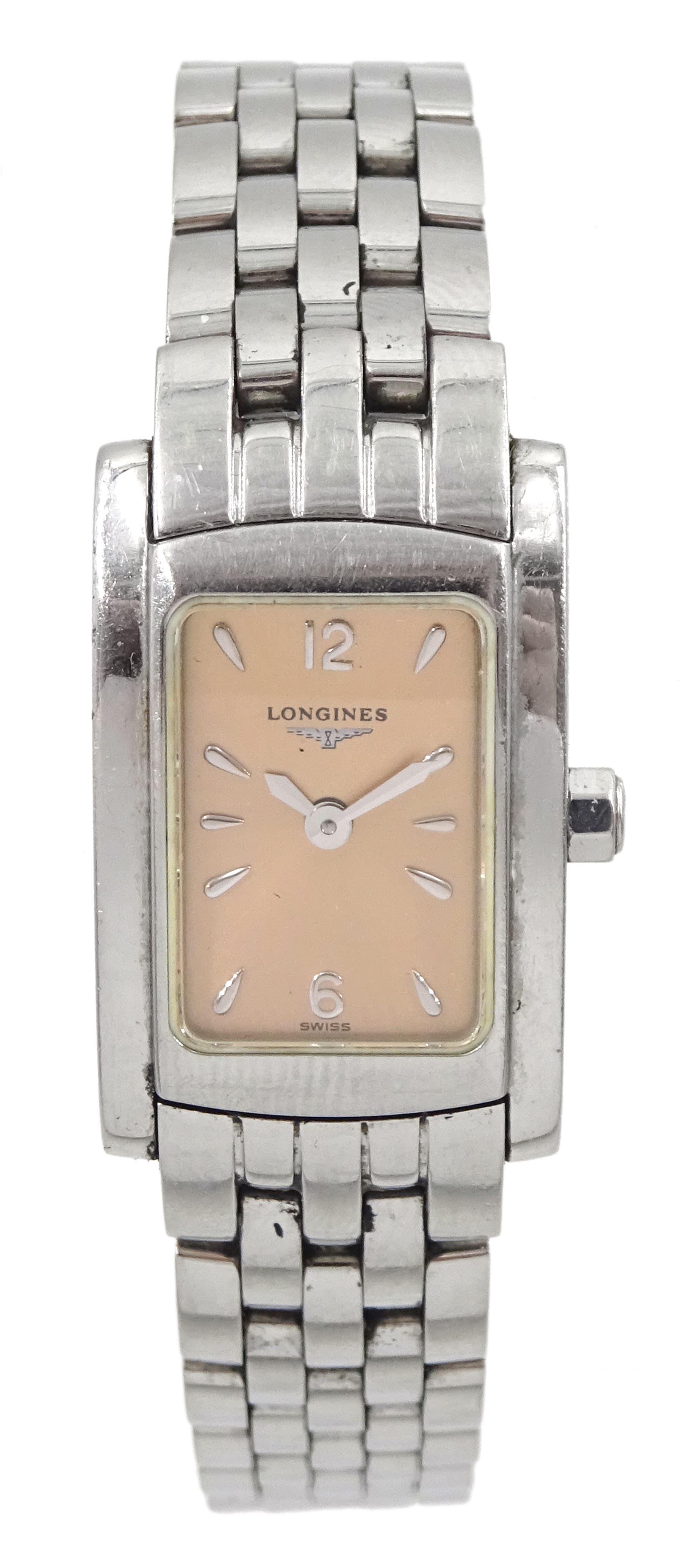 Longines DolceVita ladies stainless steel quartz wristwatch