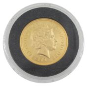 Queen Elizabeth II 2004 gold full sovereign coin