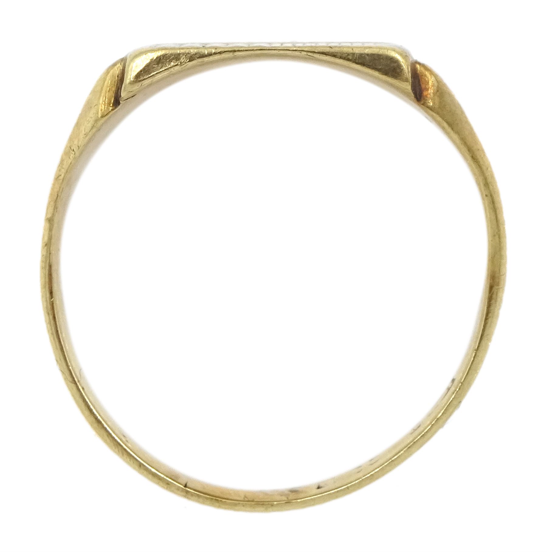 9ct gold signet ring - Image 3 of 3