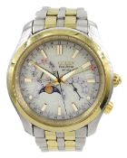 Citizen Eco-Drive gentleman's stainless steel and gold-plated quartz wristwatch