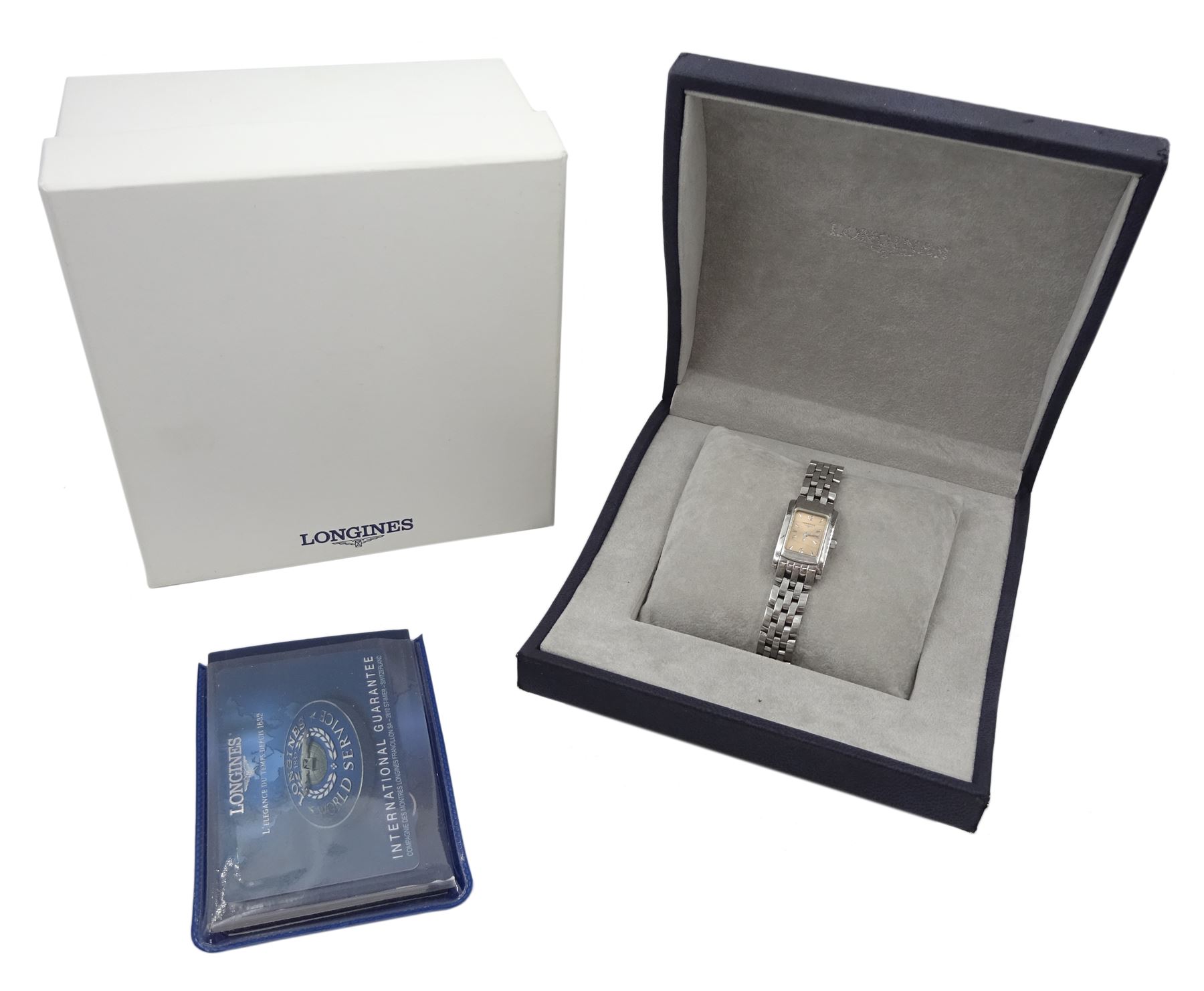 Longines DolceVita ladies stainless steel quartz wristwatch - Image 2 of 4