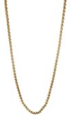 9ct gold rolo link necklace