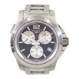 Longines Conquest gentleman's stainless steel quartz chronograph wristwatch